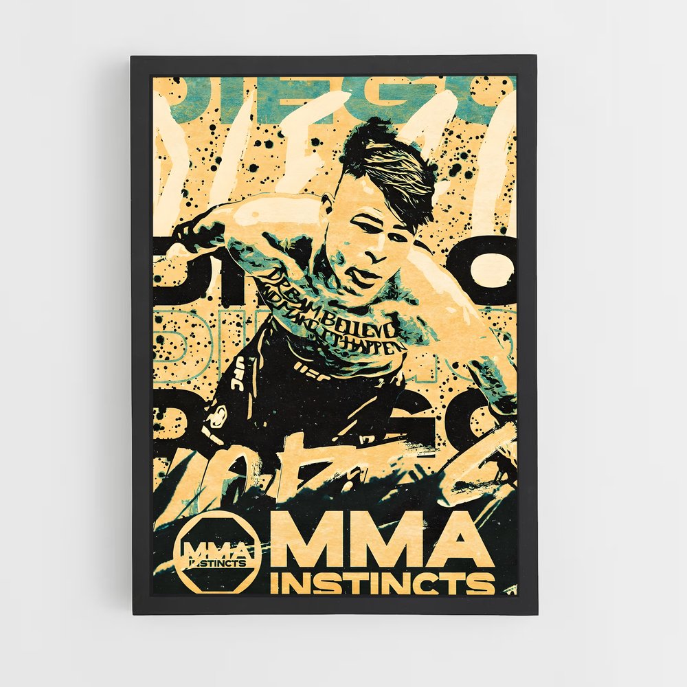Poster Oma Instinct – affiche MMA (vue 2)